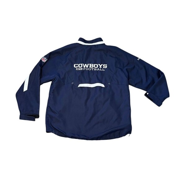 Reebok Dallas Cowboys Official NFL OnField Coach Team Player Jacket Size Large - Picture 2 of 12